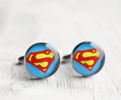 Superman nemesacél mandzsettagombok