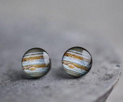 Jupiter nemesacél beszúrós fülbevaló