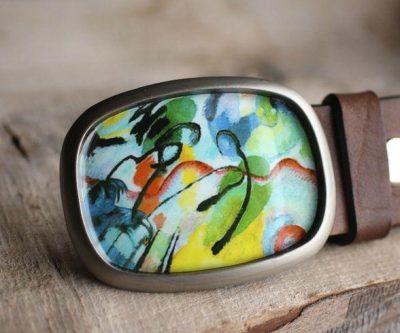 Kandinsky: Evezők ovális övcsat