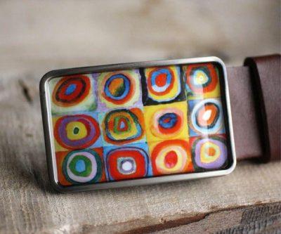 Kandinsky Körök szögletes övcsat
