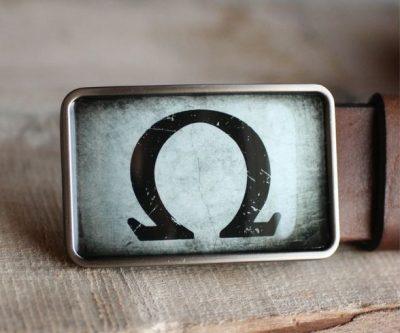 Omega szögletes övcsat - Övcsatbolt