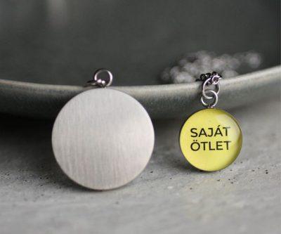 Egyedi nemesacél medál - Övcsatbolt