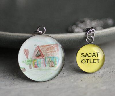 EGYEDI NEMESACÉL MEDÁL, személyre szabott ajándék